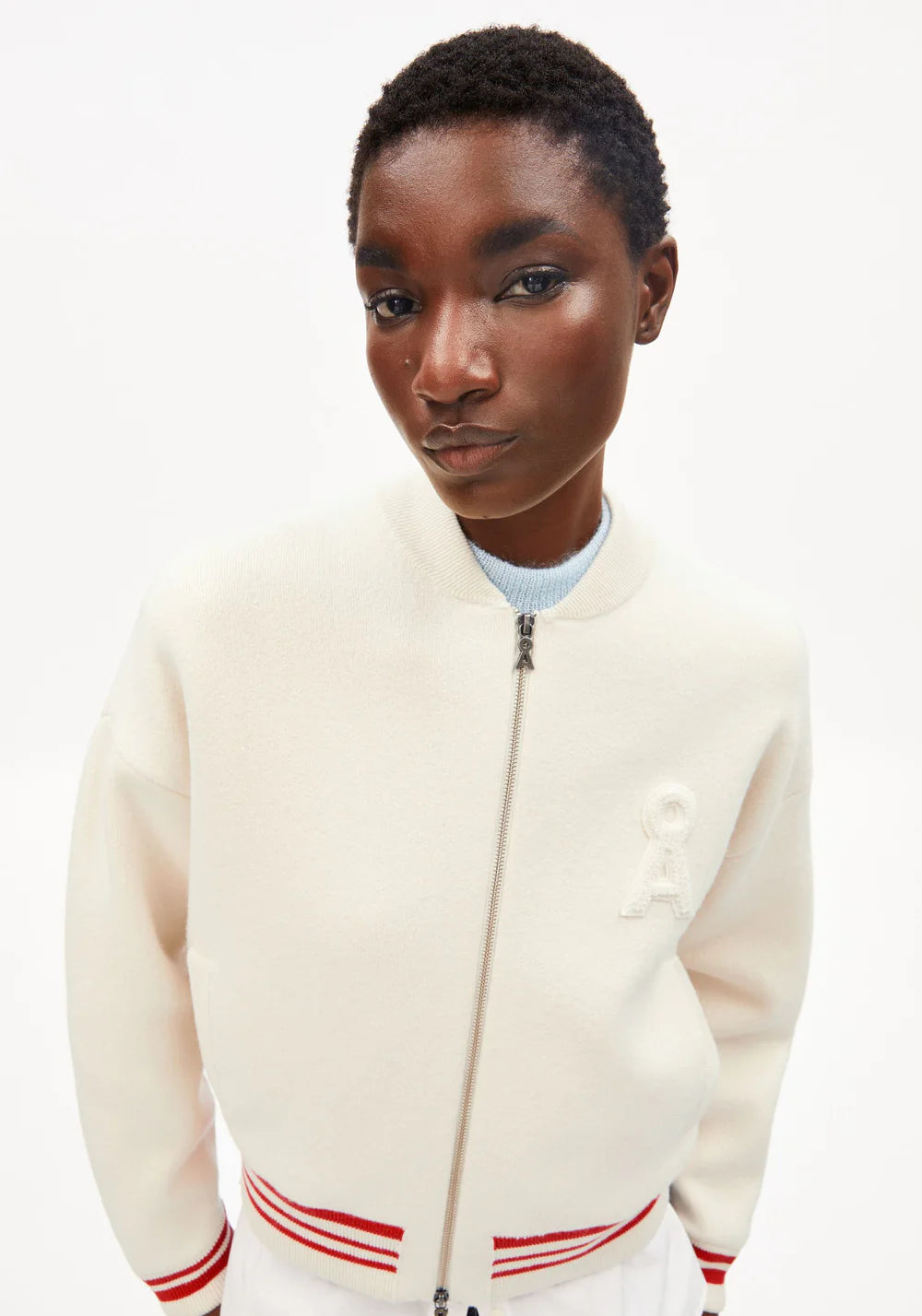 Armedangels - ICONIC Å BOMBERJACKE oatmilk-mars red - WERTE FREUNDE