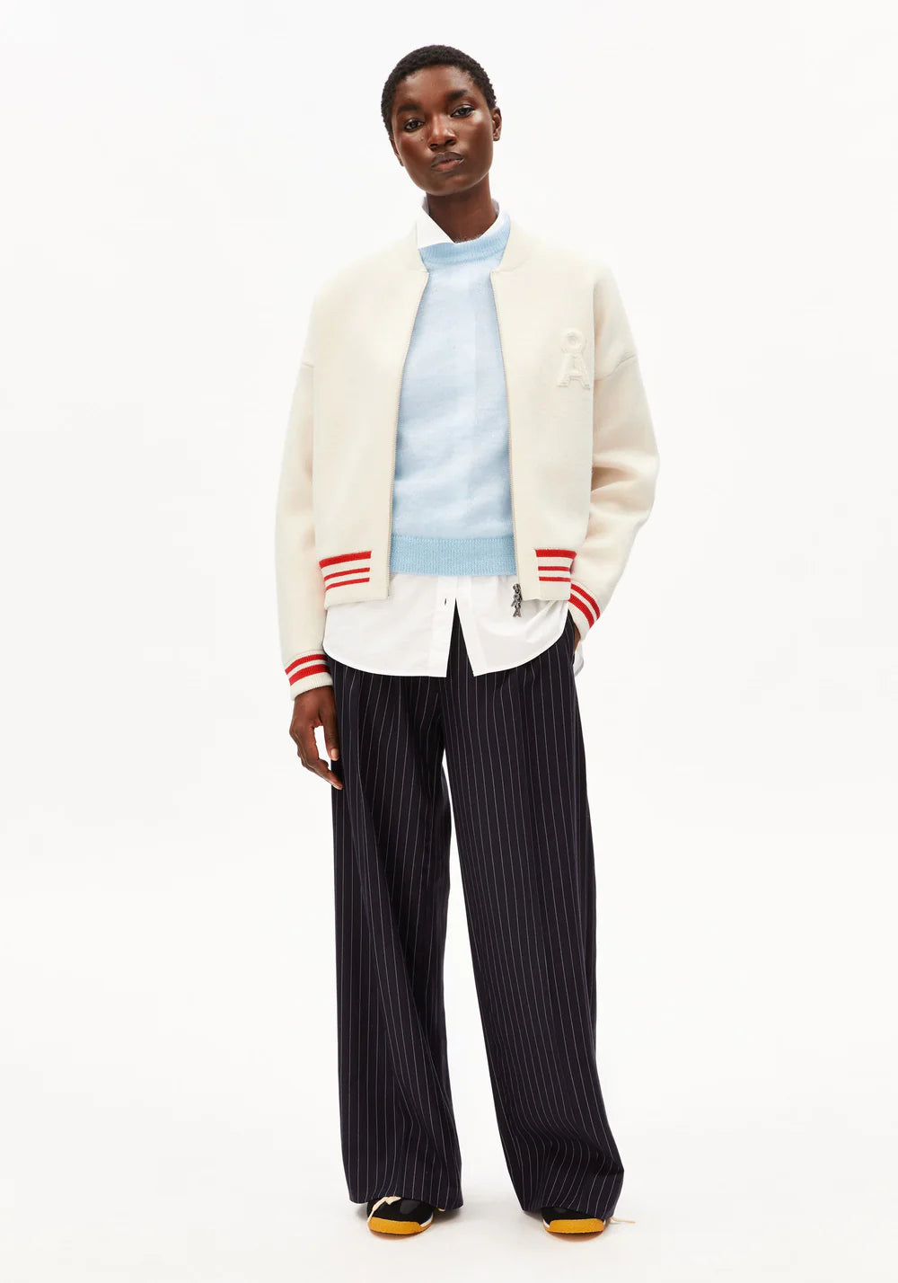 Armedangels - ICONIC Å BOMBERJACKE oatmilk-mars red - WERTE FREUNDE