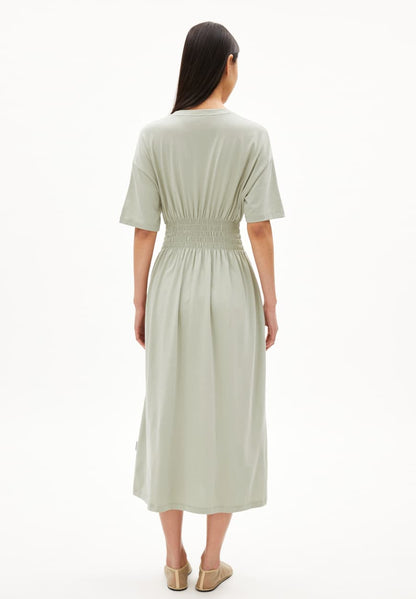 Armedangels - KIWANAA Kleider Jersey seagreen - WERTE FREUNDE