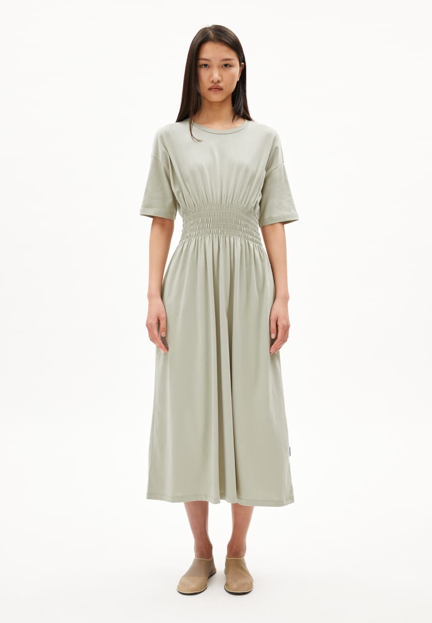 Armedangels - KIWANAA Kleider Jersey seagreen - WERTE FREUNDE