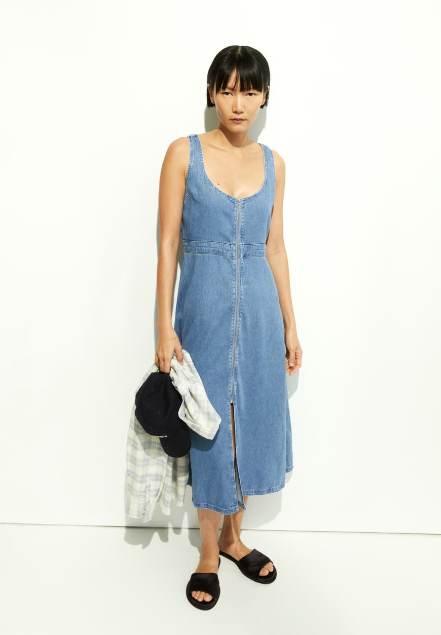 Armedangels - TAAHLEE Kleider Denim rhea - WERTE FREUNDE