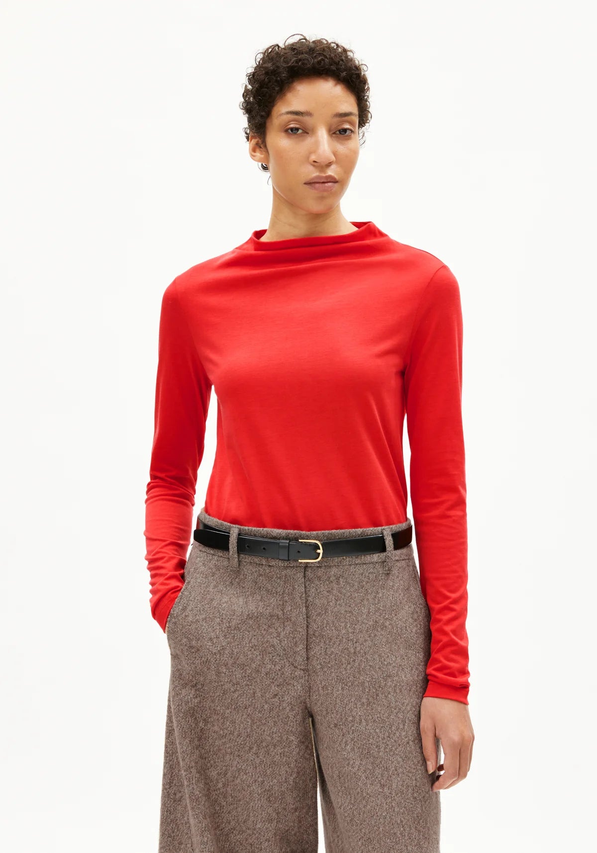 Armedangels - CALUNAA Jersey Shirts Longsleeve candy apple - WERTE FREUNDE