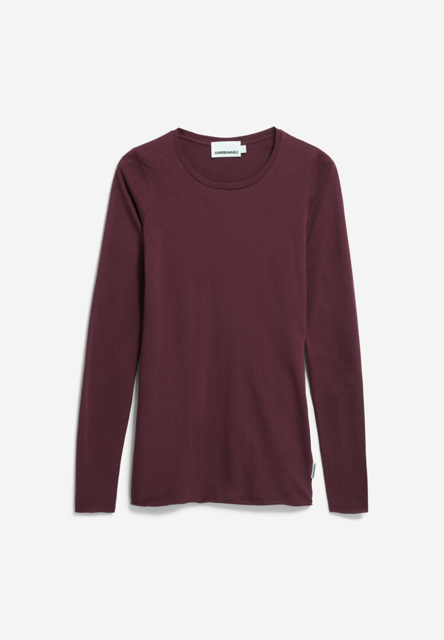 Armedangels - EINIAARA SOFT Jersey Shirts Longsleeve dark cranberry - WERTE FREUNDE