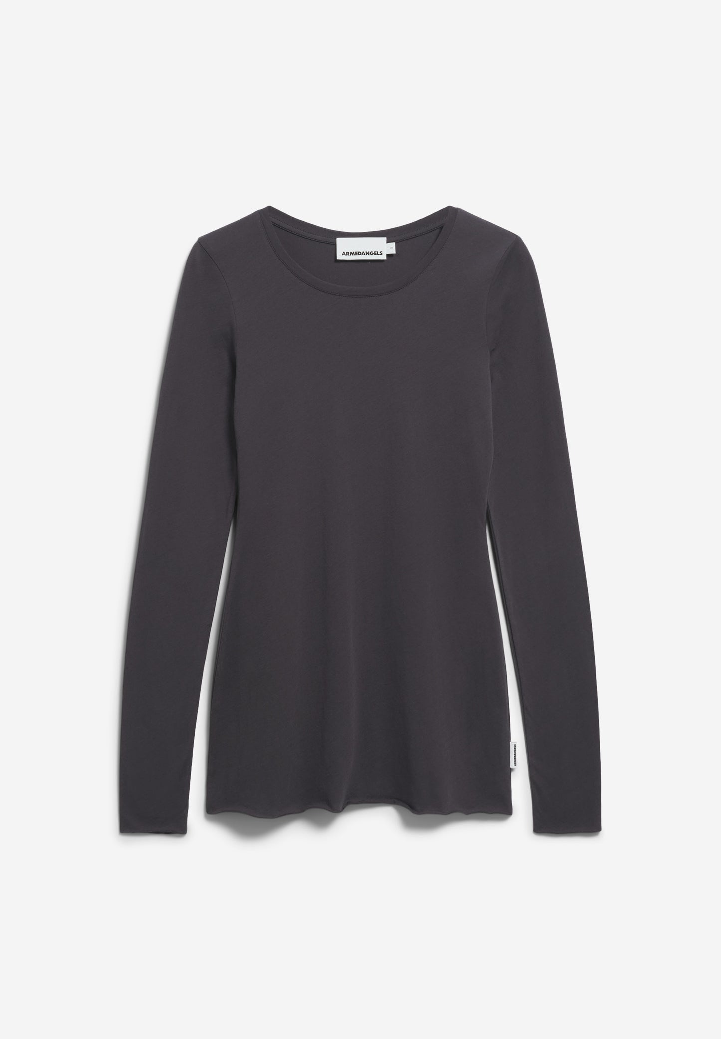 Armedangels - EINIAARA SOFT Jersey Shirts Longsleeve dark steel - WERTE FREUNDE