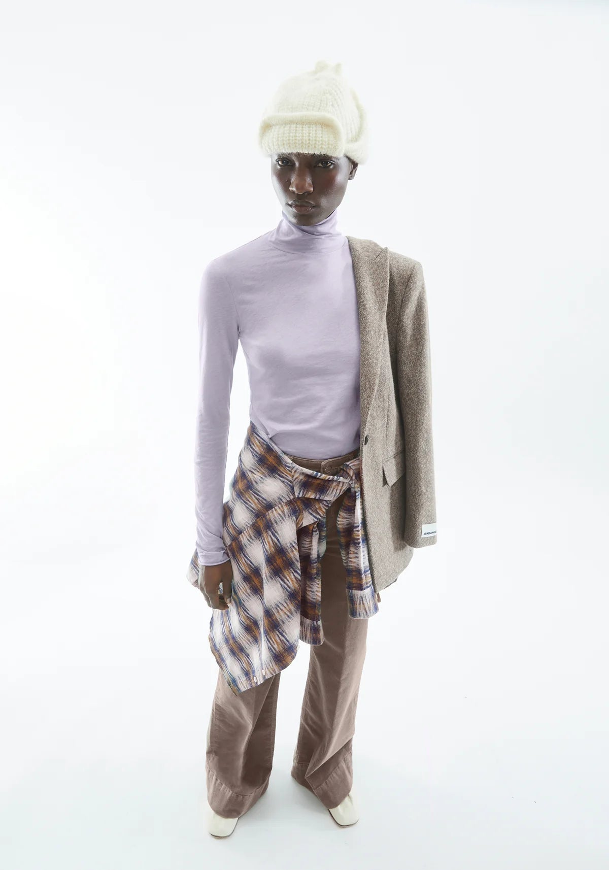 Armedangels - GRAZILIANAA SOFT Jersey Shirts Longsleeve frozen lavender - WERTE FREUNDE