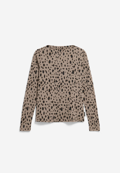 Armedangels - LEO LANGARMSHIRT walnut cream - WERTE FREUNDE