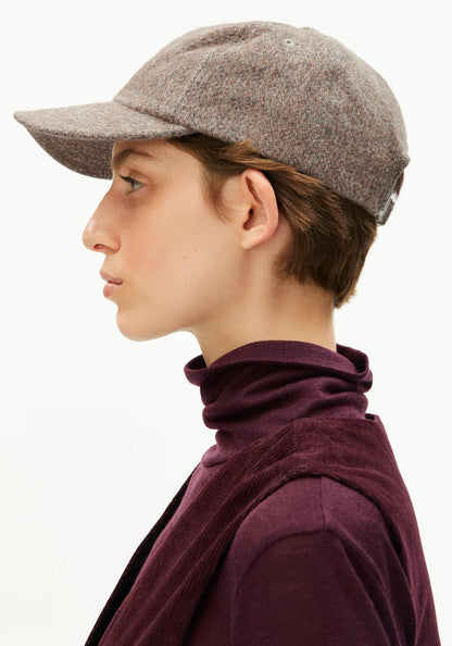 Armedangels - YENAAS TWEED Accessoires Caps pure-walnut cream - WERTE FREUNDE