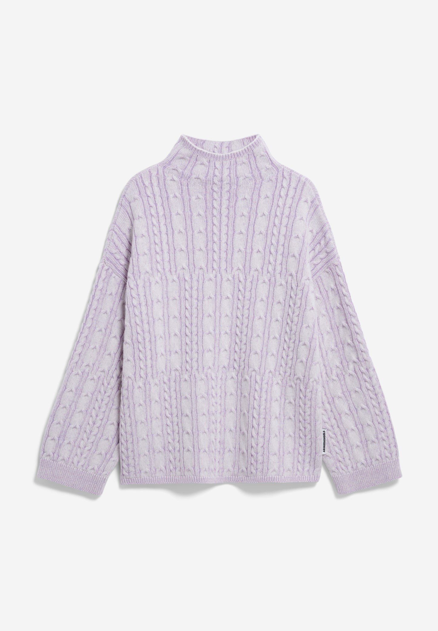 Armedangels - AAORI VANISE Strick Pullover oatmilk-frozen lavender - WERTE FREUNDE