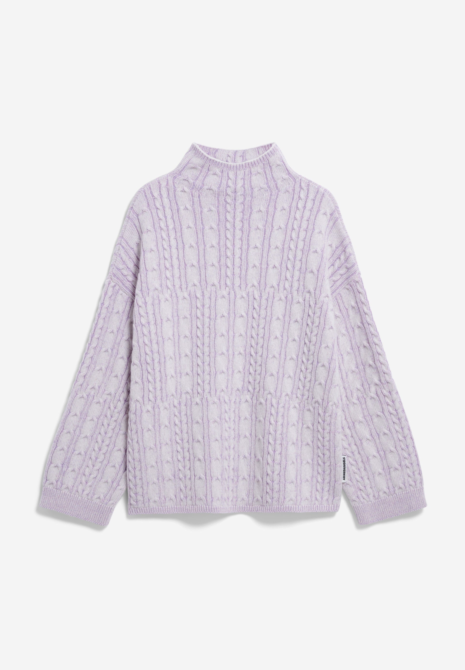Armedangels - AAORI VANISE Strick Pullover oatmilk-frozen lavender - WERTE FREUNDE