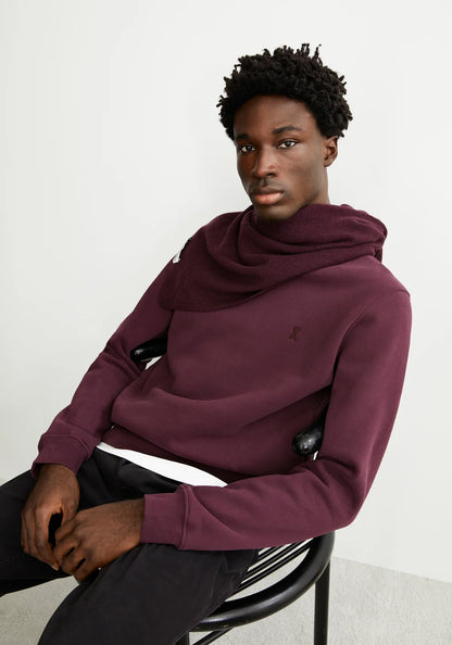 Armedangels - BAARO FLEECE Sweatshirts dark cranberry - WERTE FREUNDE