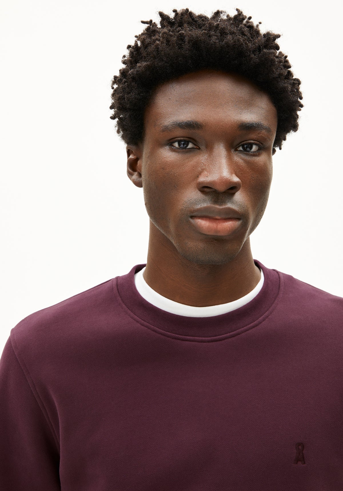 Armedangels - BAARO FLEECE Sweatshirts dark cranberry - WERTE FREUNDE