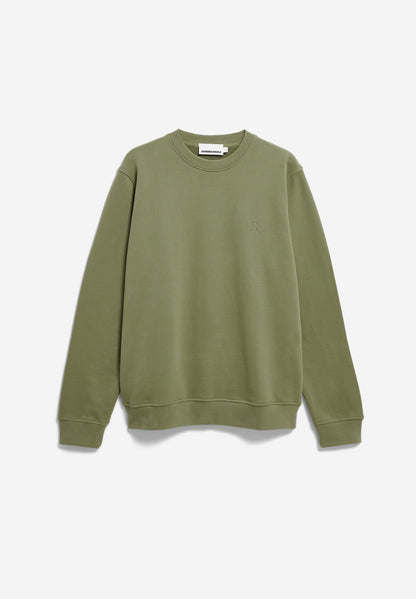 Armedangels - BAARO LOOP SWEATSHIRT fatigue green - WERTE FREUNDE