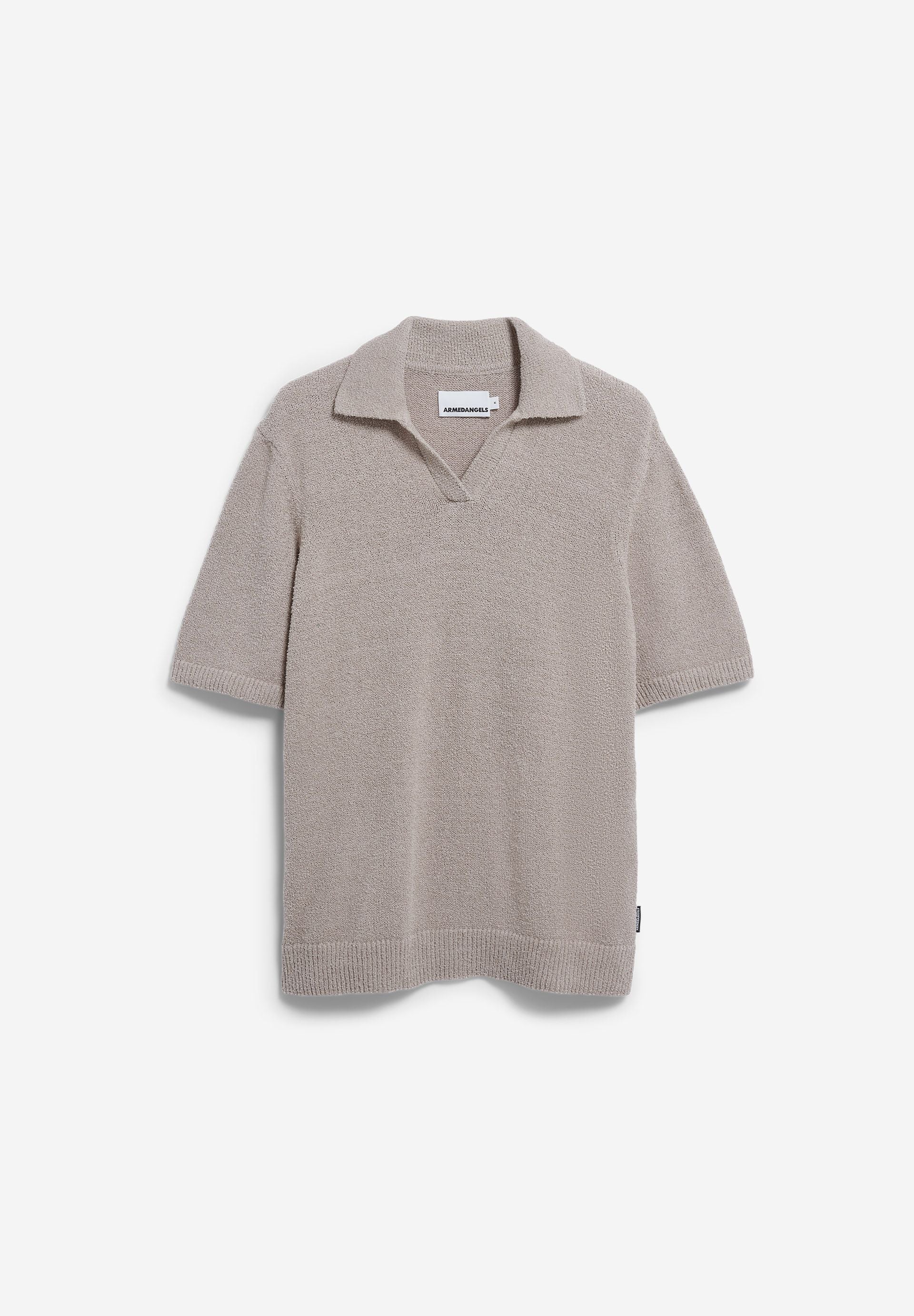 Armedangels - BOUCLE STRICKPOLOSHIRT sandstone - WERTE FREUNDE