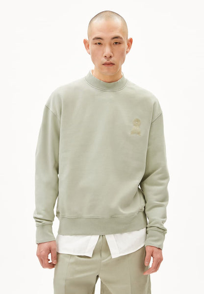 Armedangels - EMAAL CREWNECK GMT DYE Sweatshirts seagreen washed - WERTE FREUNDE