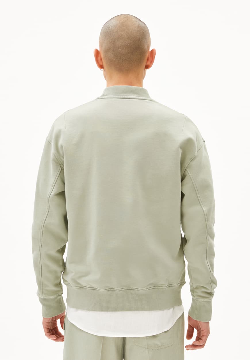 Armedangels - EMAAL CREWNECK GMT DYE Sweatshirts seagreen washed - WERTE FREUNDE