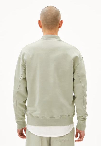 Armedangels - EMAAL CREWNECK GMT DYE Sweatshirts seagreen washed - WERTE FREUNDE