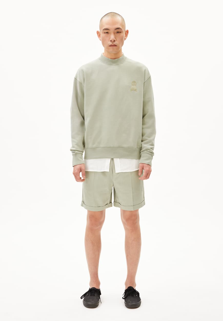Armedangels - EMAAL CREWNECK GMT DYE Sweatshirts seagreen washed - WERTE FREUNDE