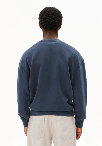 Armedangels - ICONIC Å GMT DYE SWEATSHIRT night sky washed - WERTE FREUNDE