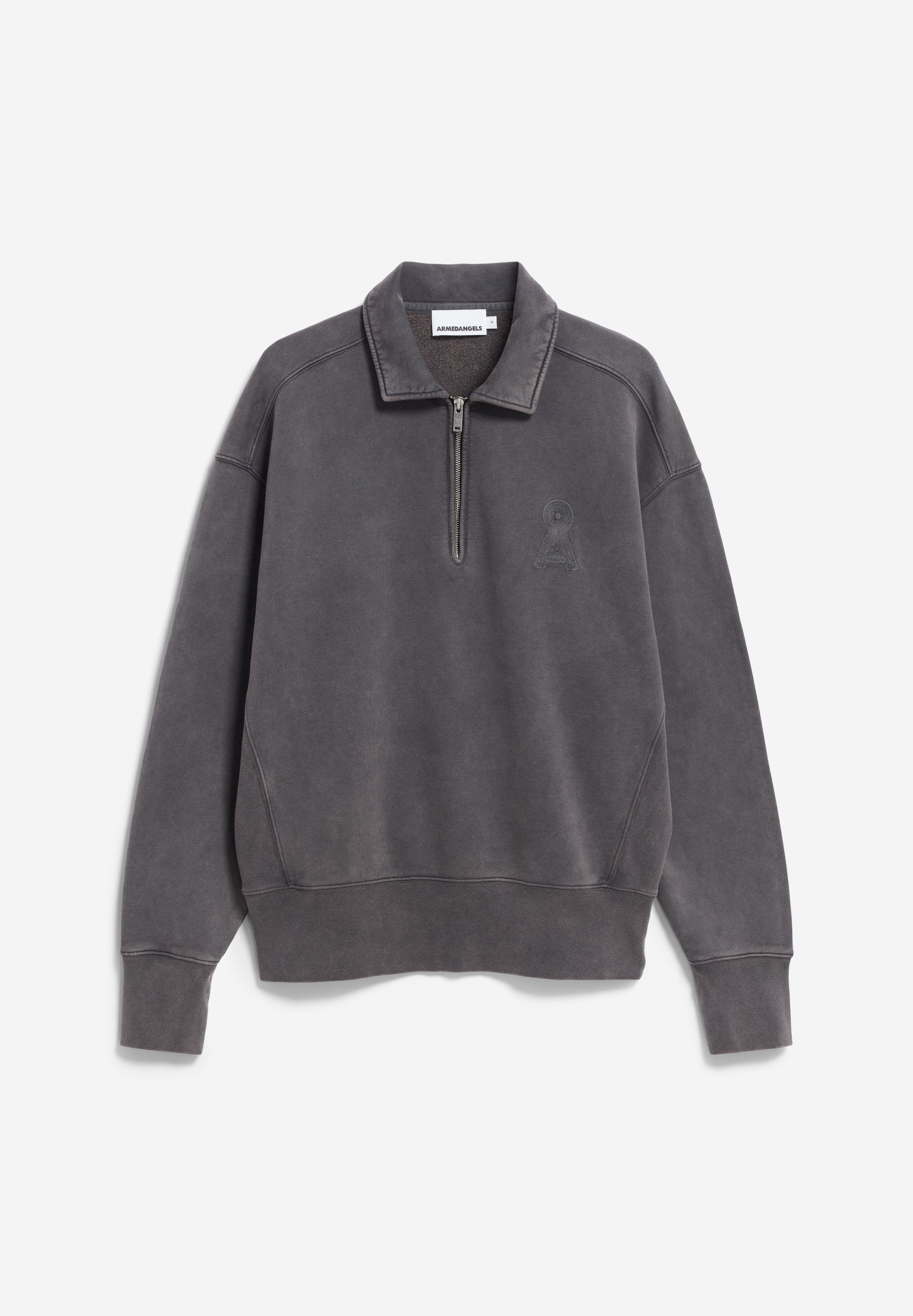 Armedangels - ICONIC Å TEMAAL GMT DYE Sweatshirts dark steel washed - WERTE FREUNDE