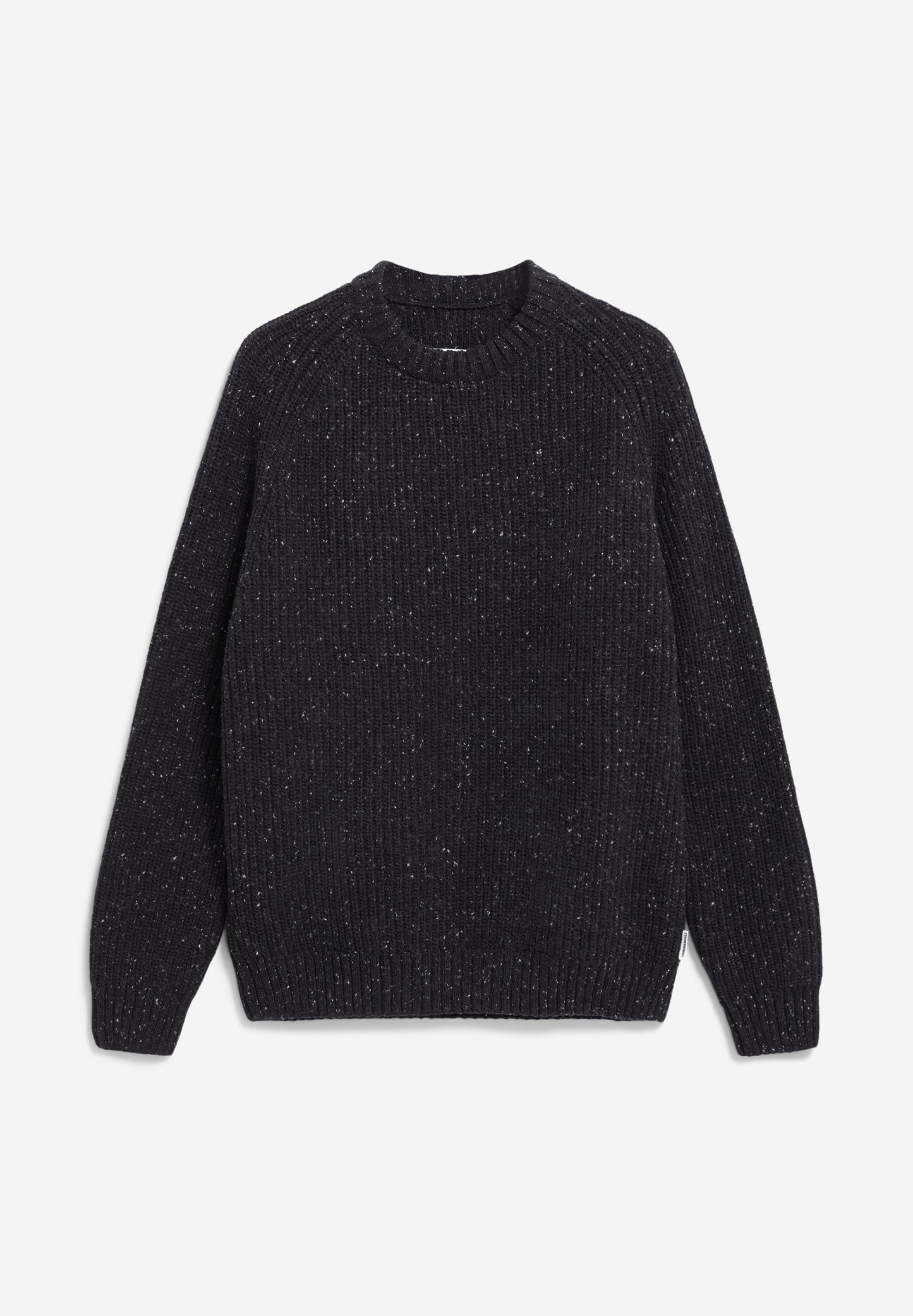 Armedangels - KIAANO TWEED Strick Pullover black-oatmilk tweed - WERTE FREUNDE