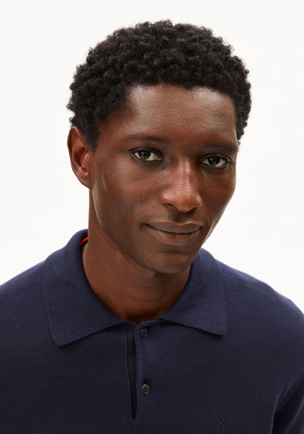 Armedangels - LANGARM-STRICKPOLOSHIRT night sky - WERTE FREUNDE