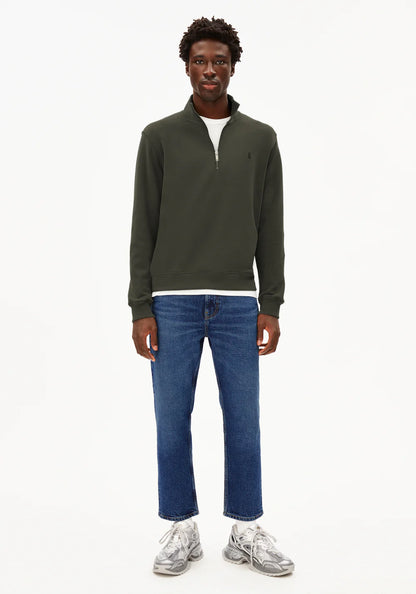 Armedangels - WAARLO FLEECE Sweatshirts forest pine - WERTE FREUNDE