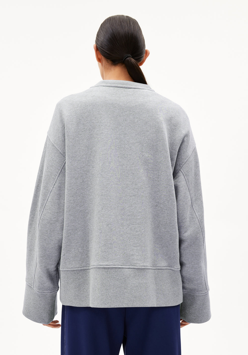 Armedangels - ANWAA Sweatshirts silver melange - WERTE FREUNDE