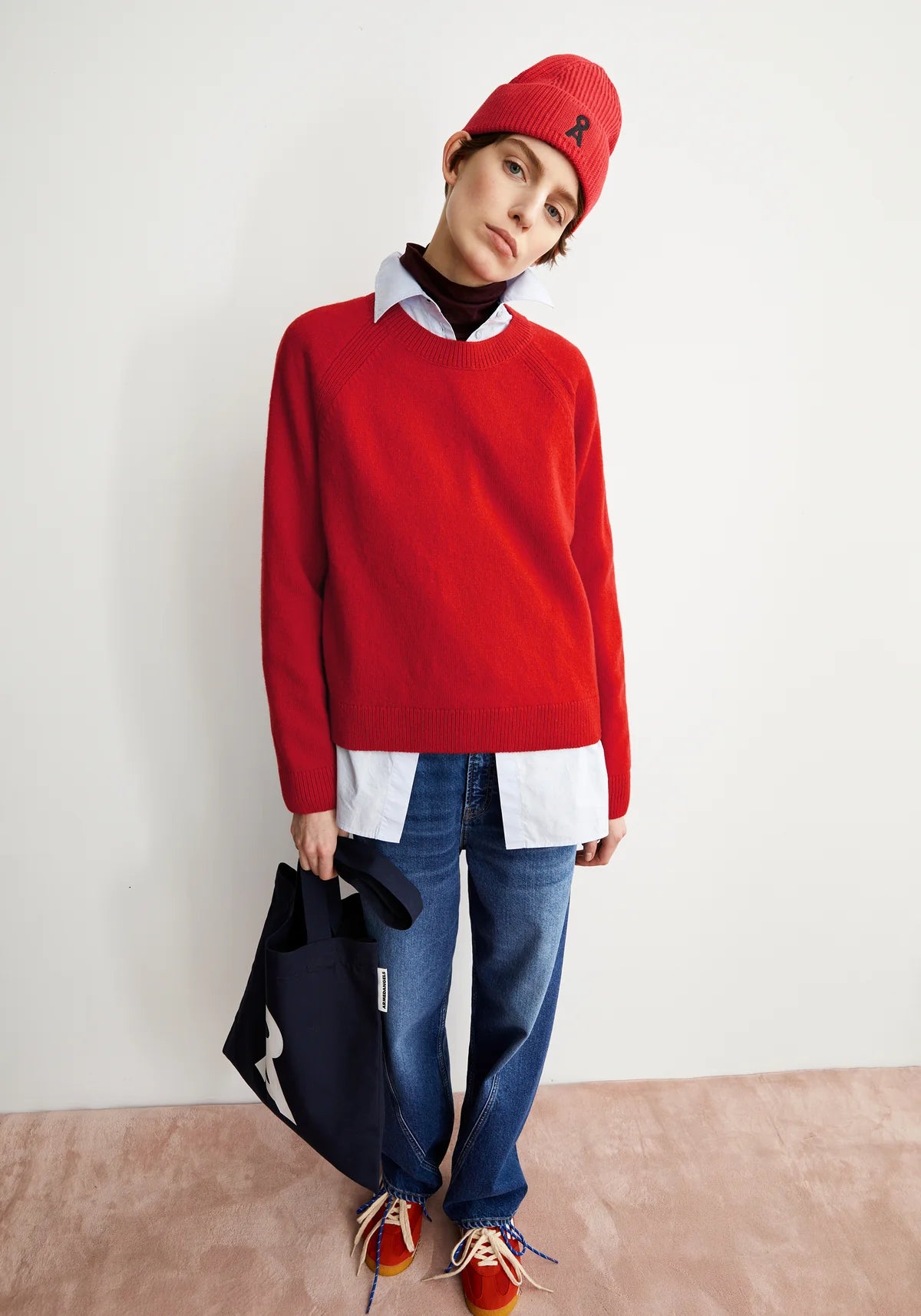 Armedangels - LILIRIAA REGLANA Strick Pullover candy apple - WERTE FREUNDE