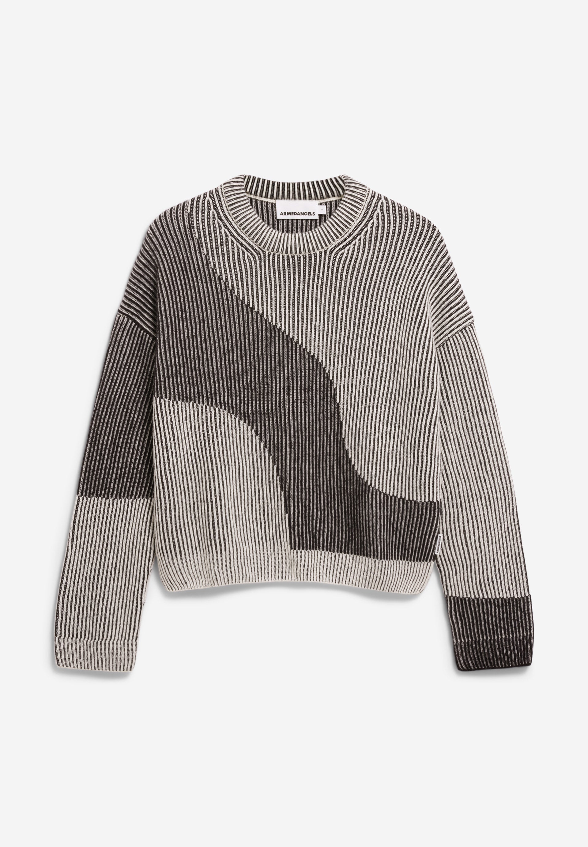 Armedangels - MAYRAA VANISE Strick Pullover black-off white - WERTE FREUNDE