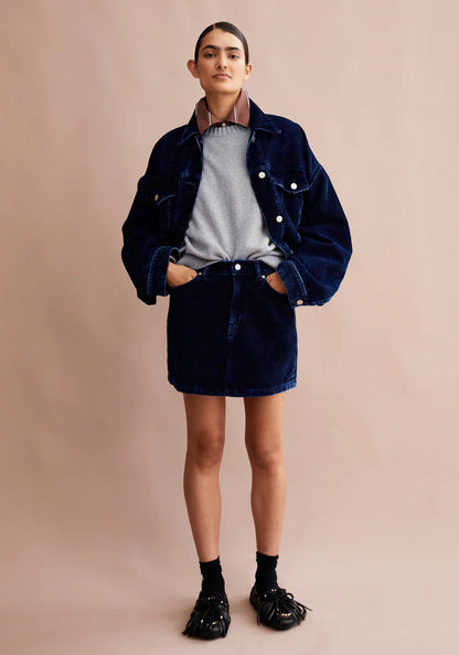 Armedangels - AACUMERI INDIGO CORD Röcke Denim indigofera - WERTE FREUNDE