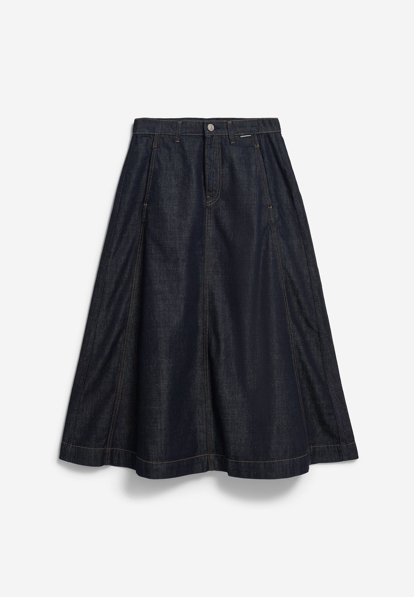 Armedangels - PANELLED JEANS-MIDI-ROCK rinse - WERTE FREUNDE