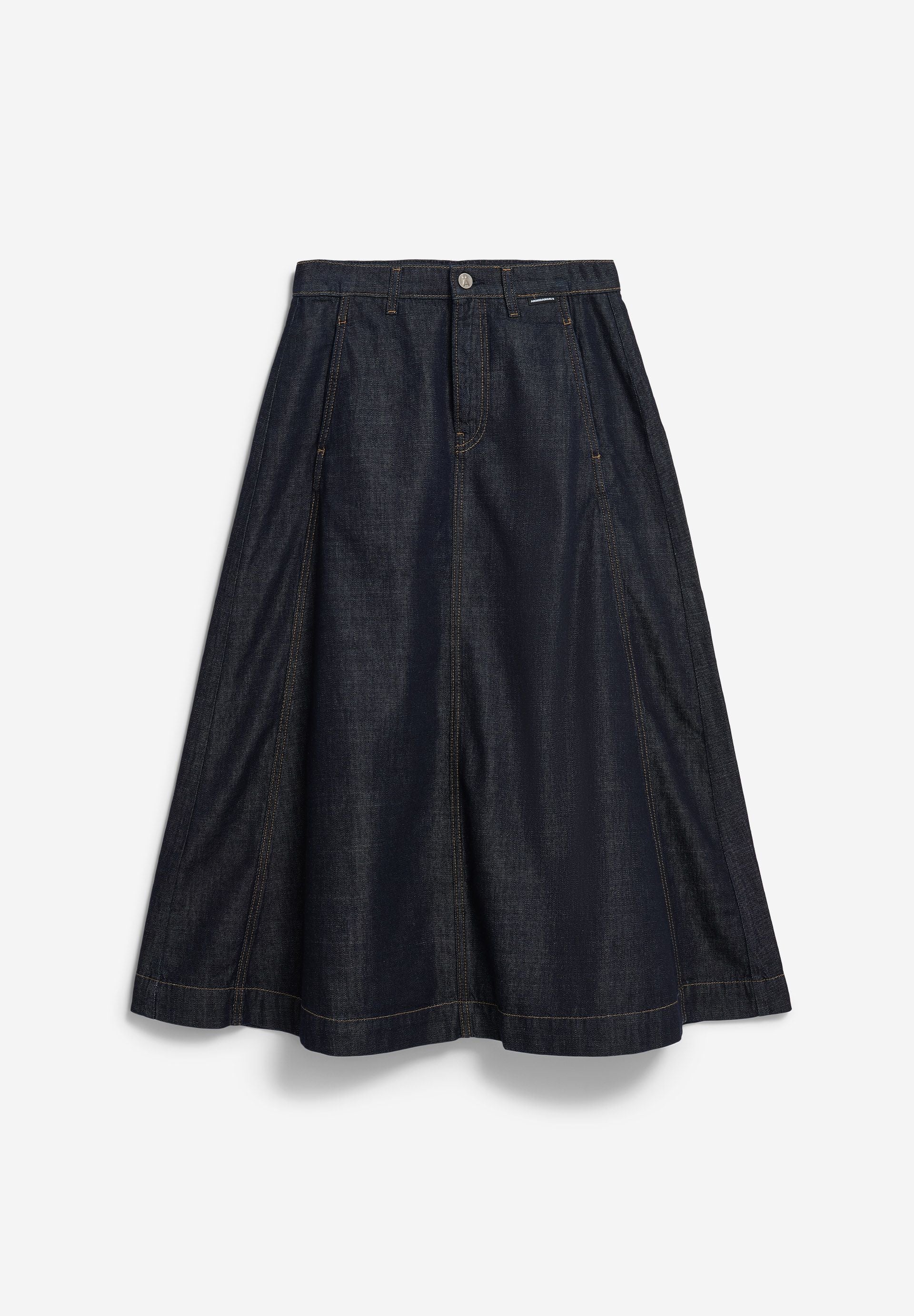 Armedangels - PANELLED JEANS-MIDI-ROCK rinse - WERTE FREUNDE