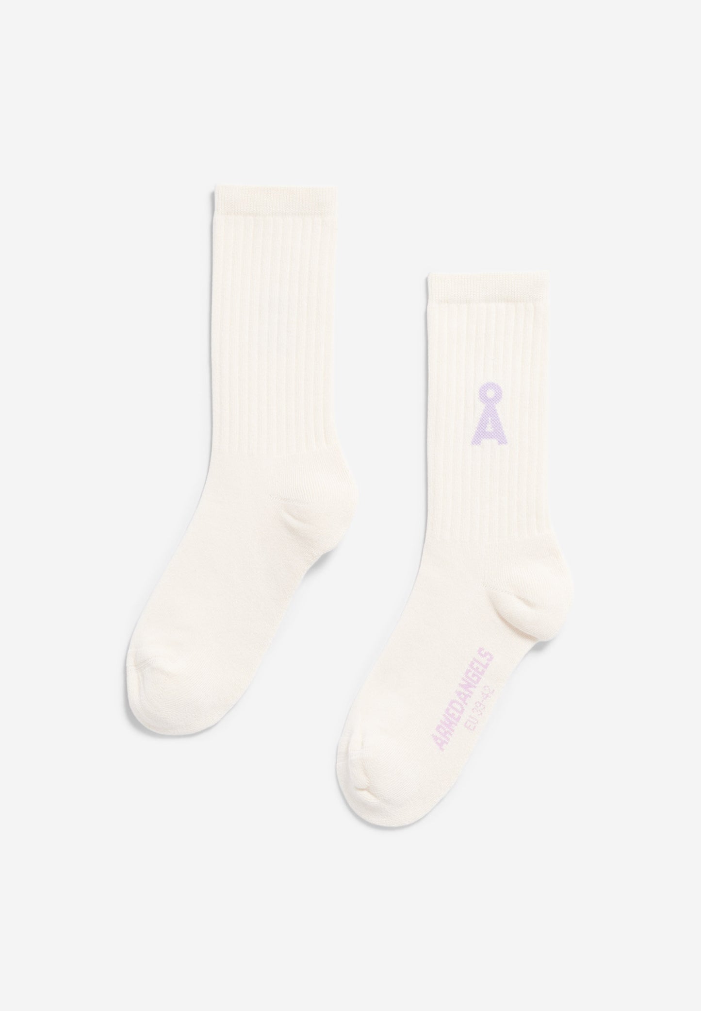 Armedangels - SAAMUS BOLD Accessoires Socken oatmilk-lavender light - WERTE FREUNDE
