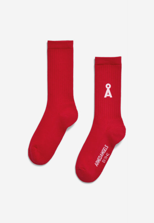 Armedangels - SAAMUS BOLD Accessoires Socken scarlet red - WERTE FREUNDE