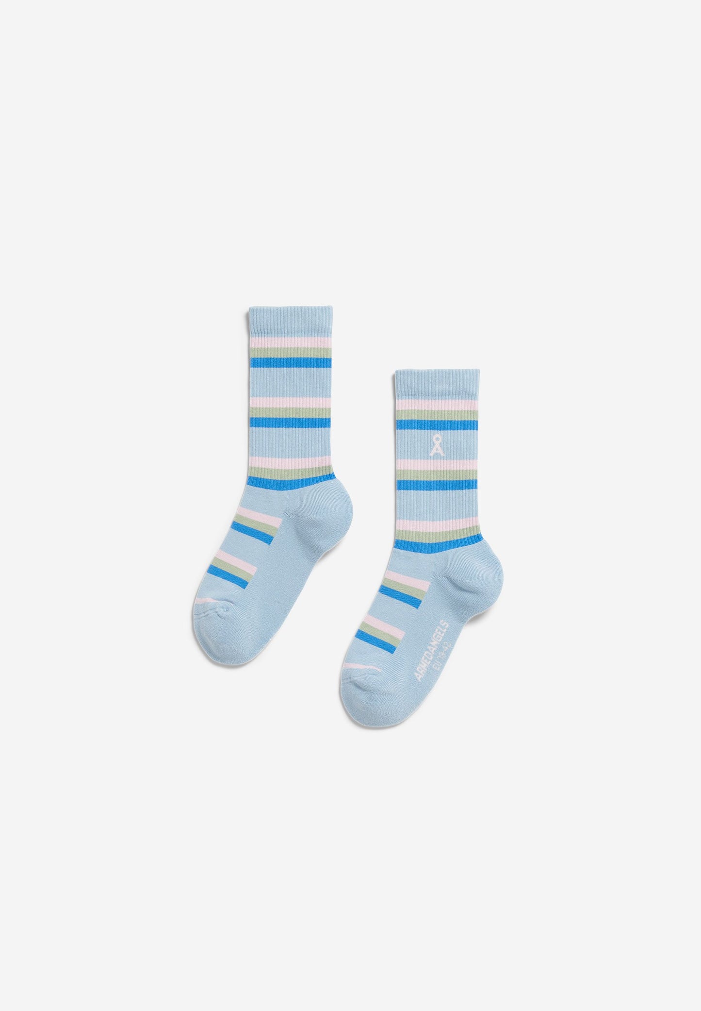 Armedangels - STRIPE SOCKS blue glow - WERTE FREUNDE