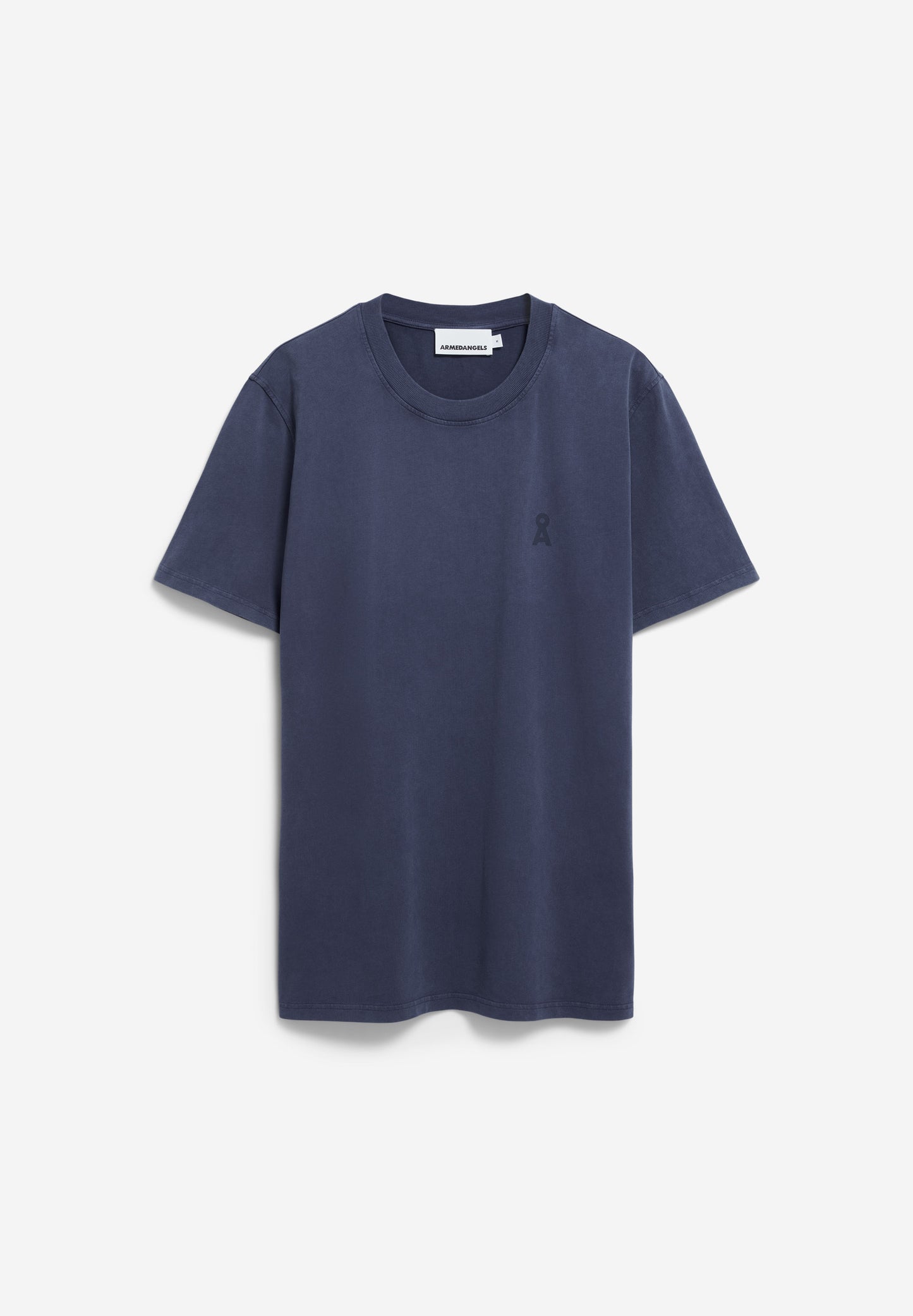 Armedangels - ICONIC Å MAARKOS GMT DYE Jersey Shirts T-Shirt blue noon washed - WERTE FREUNDE