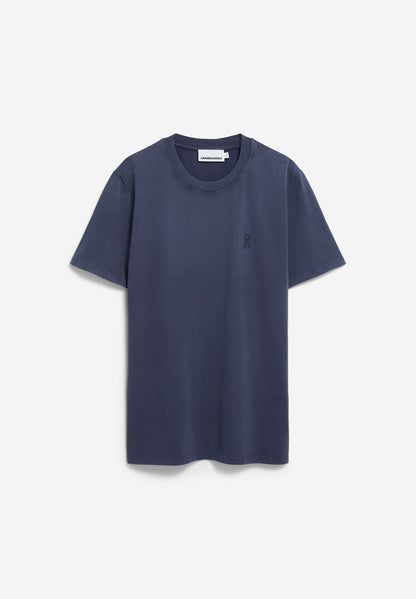Armedangels - ICONIC Å MAARKOS GMT DYE Jersey Shirts T-Shirt blue noon washed - WERTE FREUNDE
