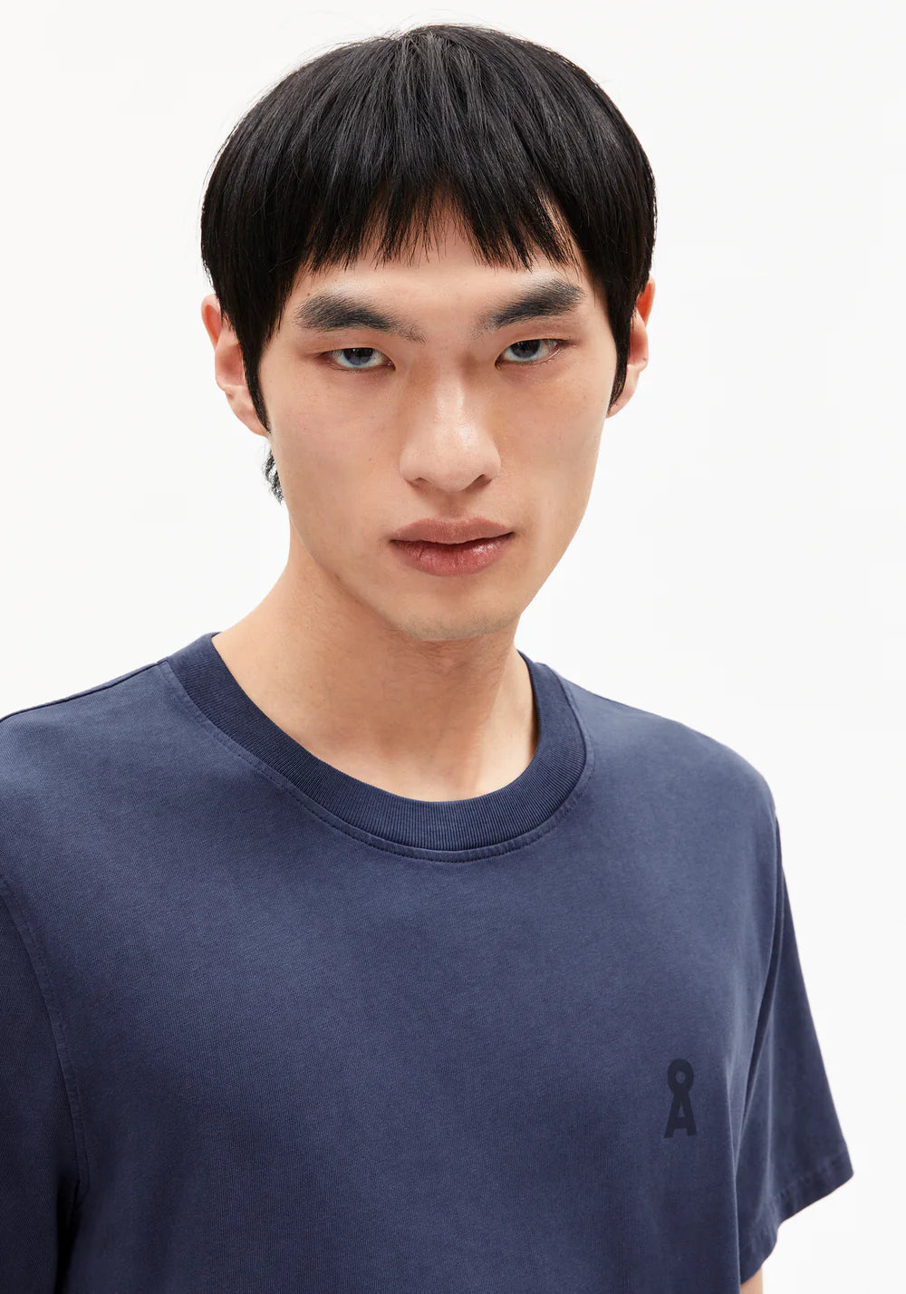 Armedangels - ICONIC Å MAARKOS GMT DYE Jersey Shirts T-Shirt blue noon washed - WERTE FREUNDE