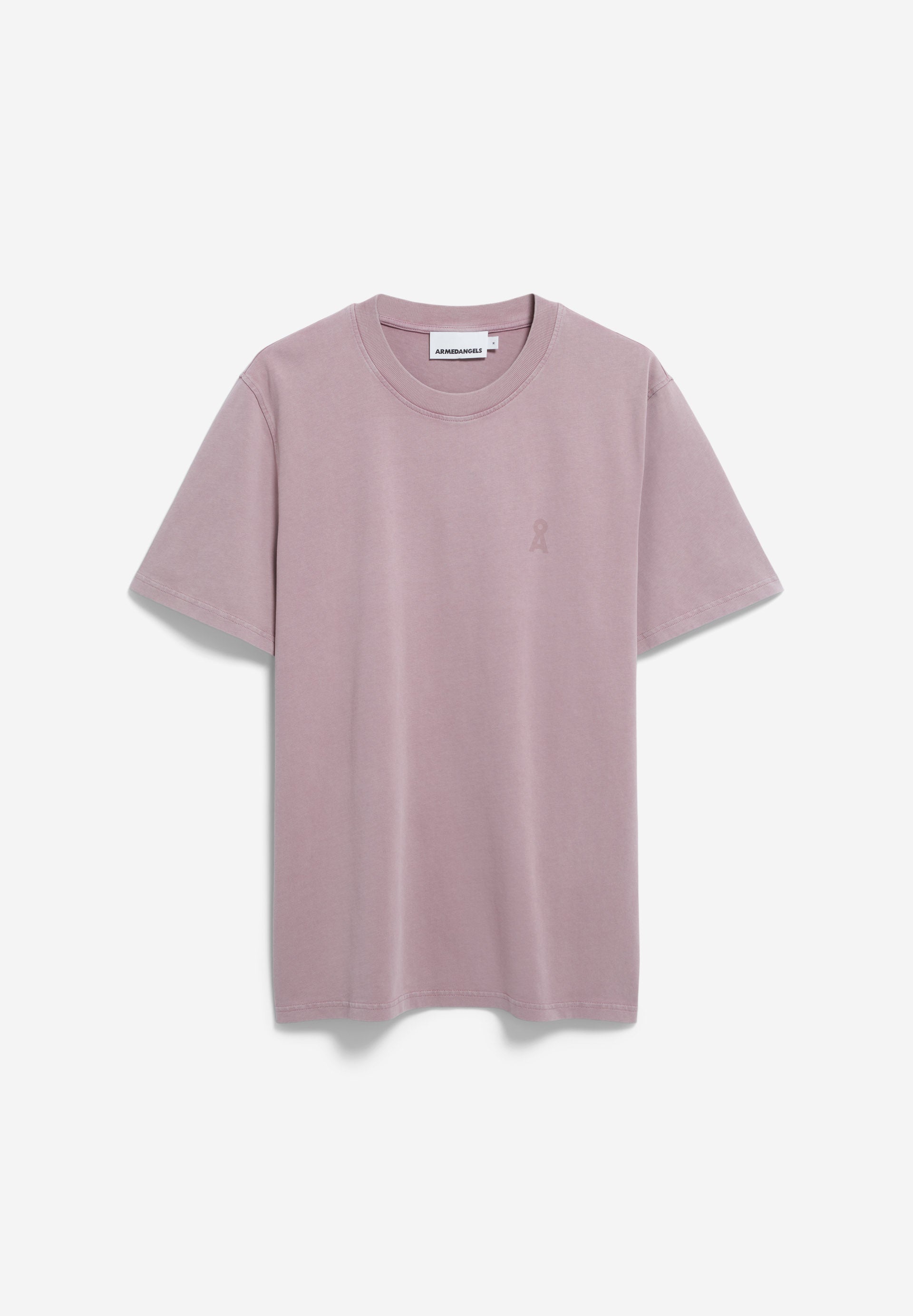 Armedangels - ICONIC Å MAARKOS GMT DYE Jersey Shirts T-Shirt light grape washed - WERTE FREUNDE