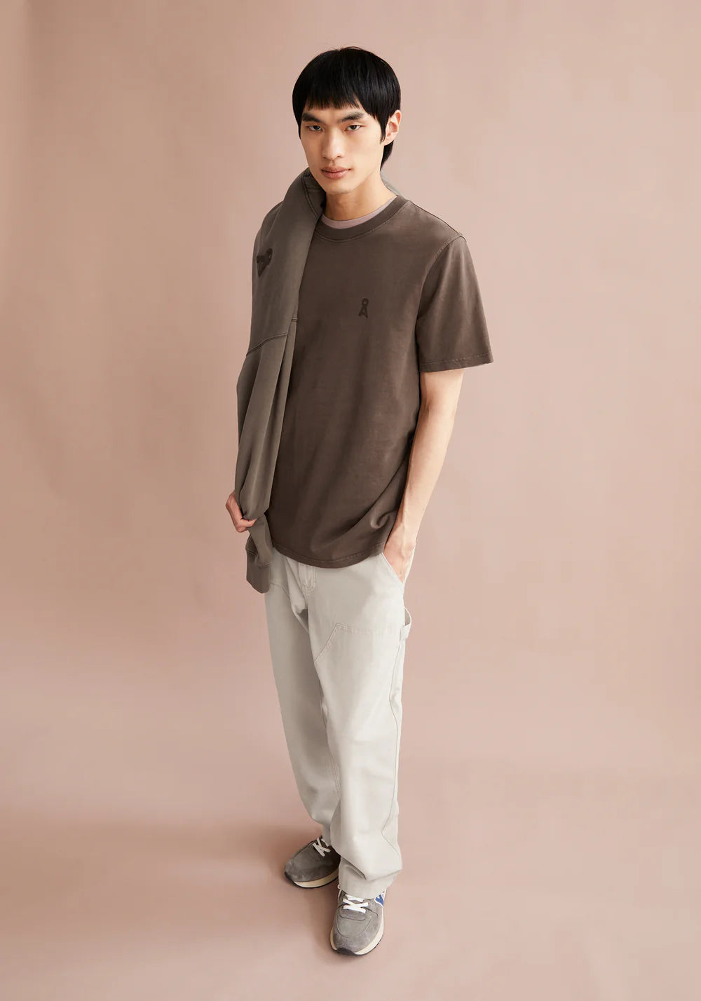 Armedangels - ICONIC Å MAARKOS GMT DYE Jersey Shirts T-Shirt tree shade washed - WERTE FREUNDE