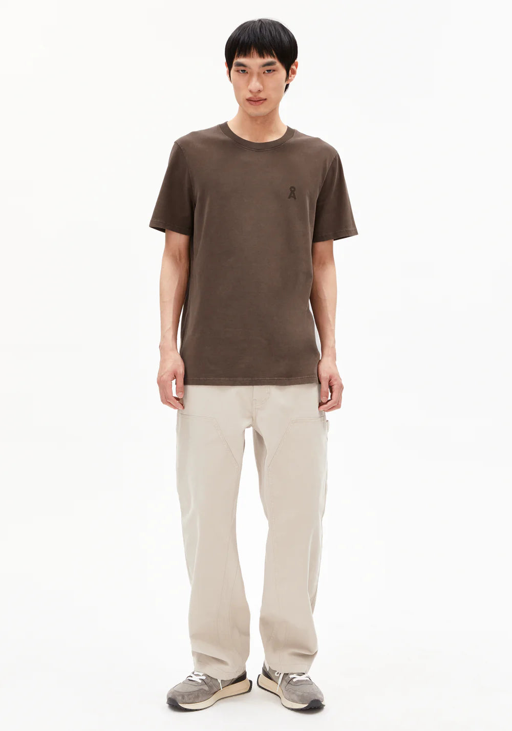 Armedangels - ICONIC Å MAARKOS GMT DYE Jersey Shirts T-Shirt tree shade washed - WERTE FREUNDE