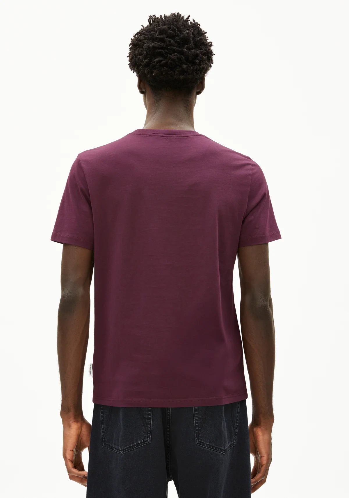 Armedangels - JAAMES Jersey Shirts T-Shirt dark cranberry - WERTE FREUNDE