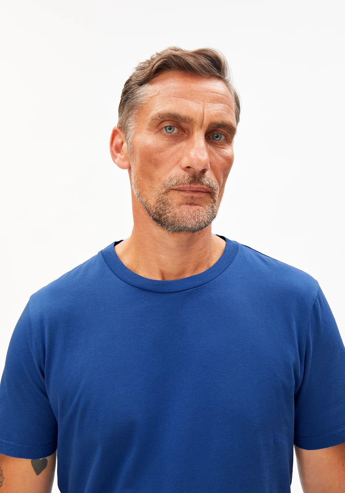 Armedangels - JAAMES Jersey Shirts T-Shirt dark wave - WERTE FREUNDE