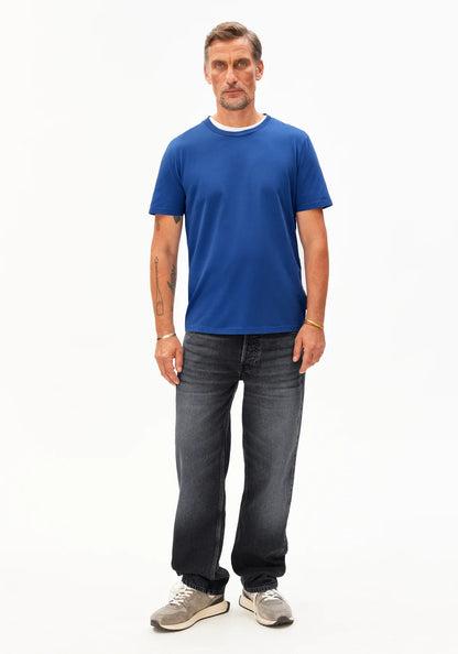 Armedangels - JAAMES Jersey Shirts T-Shirt dark wave - WERTE FREUNDE