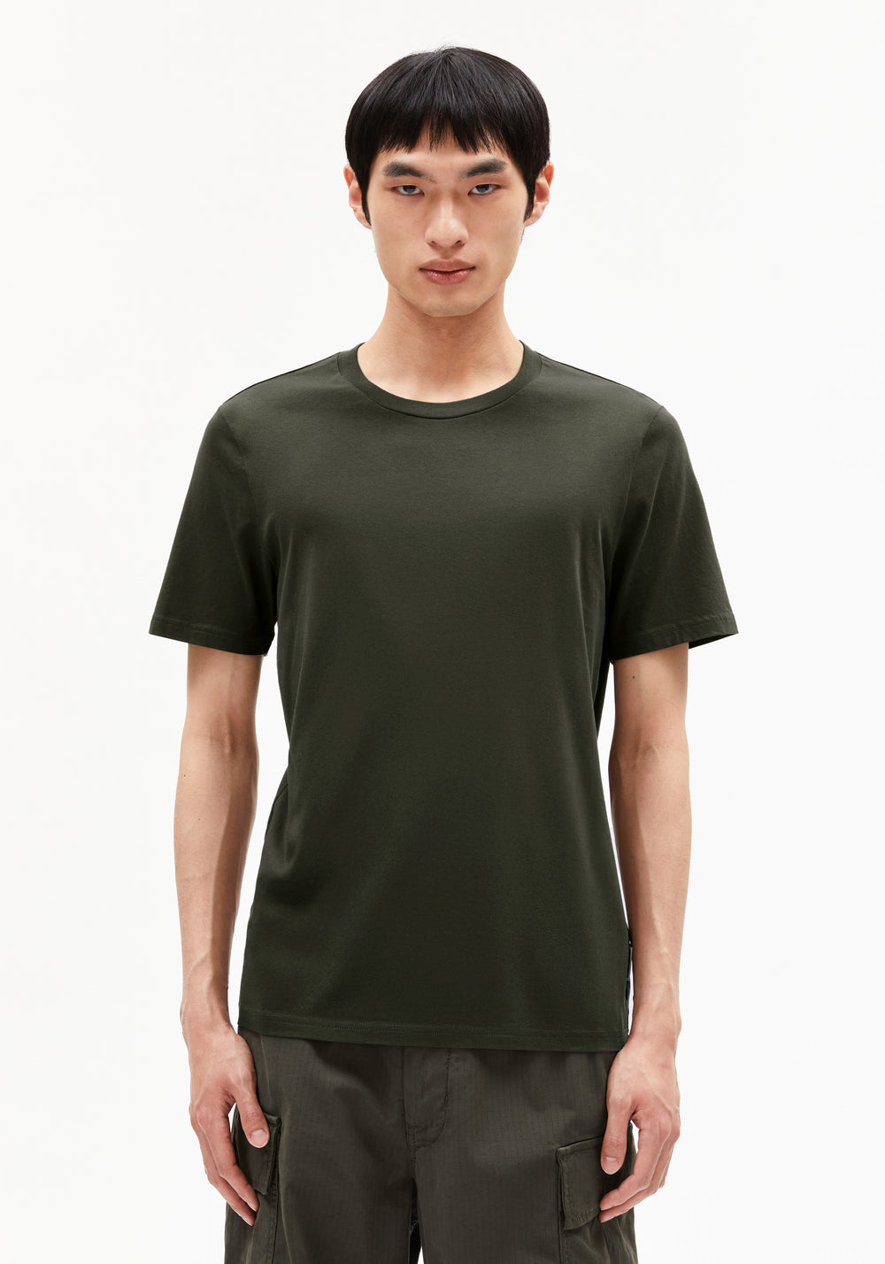 Armedangels - JAAMES Jersey Shirts T-Shirt forest pine - WERTE FREUNDE