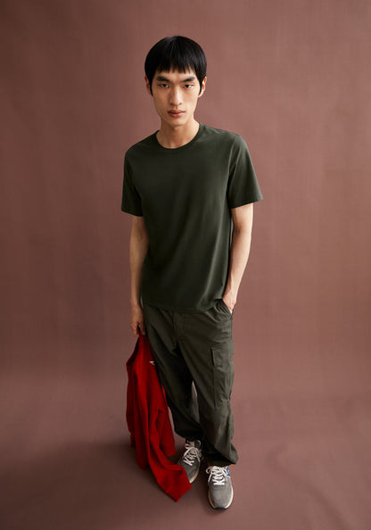 Armedangels - JAAMES Jersey Shirts T-Shirt forest pine - WERTE FREUNDE