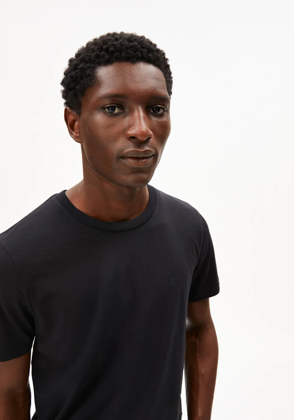 Armedangels - JAAMES T-SHIRT black - WERTE FREUNDE