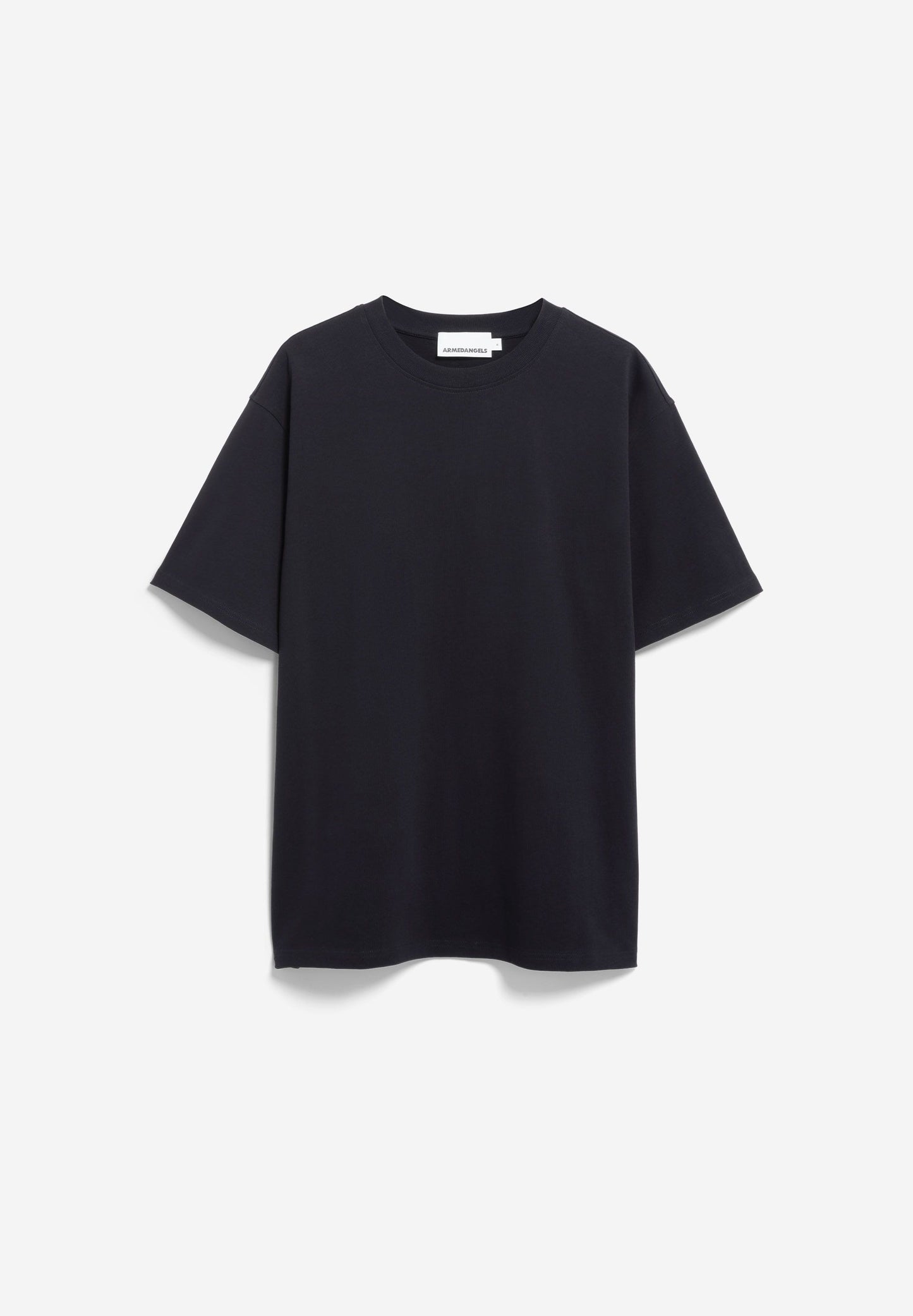 Armedangels - MAARKOS HEAVY WEIGHT T-SHIRT black - WERTE FREUNDE