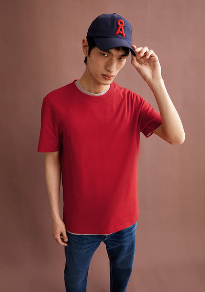 Armedangels - MAARKOS Jersey Shirts T-Shirt scarlet red - WERTE FREUNDE