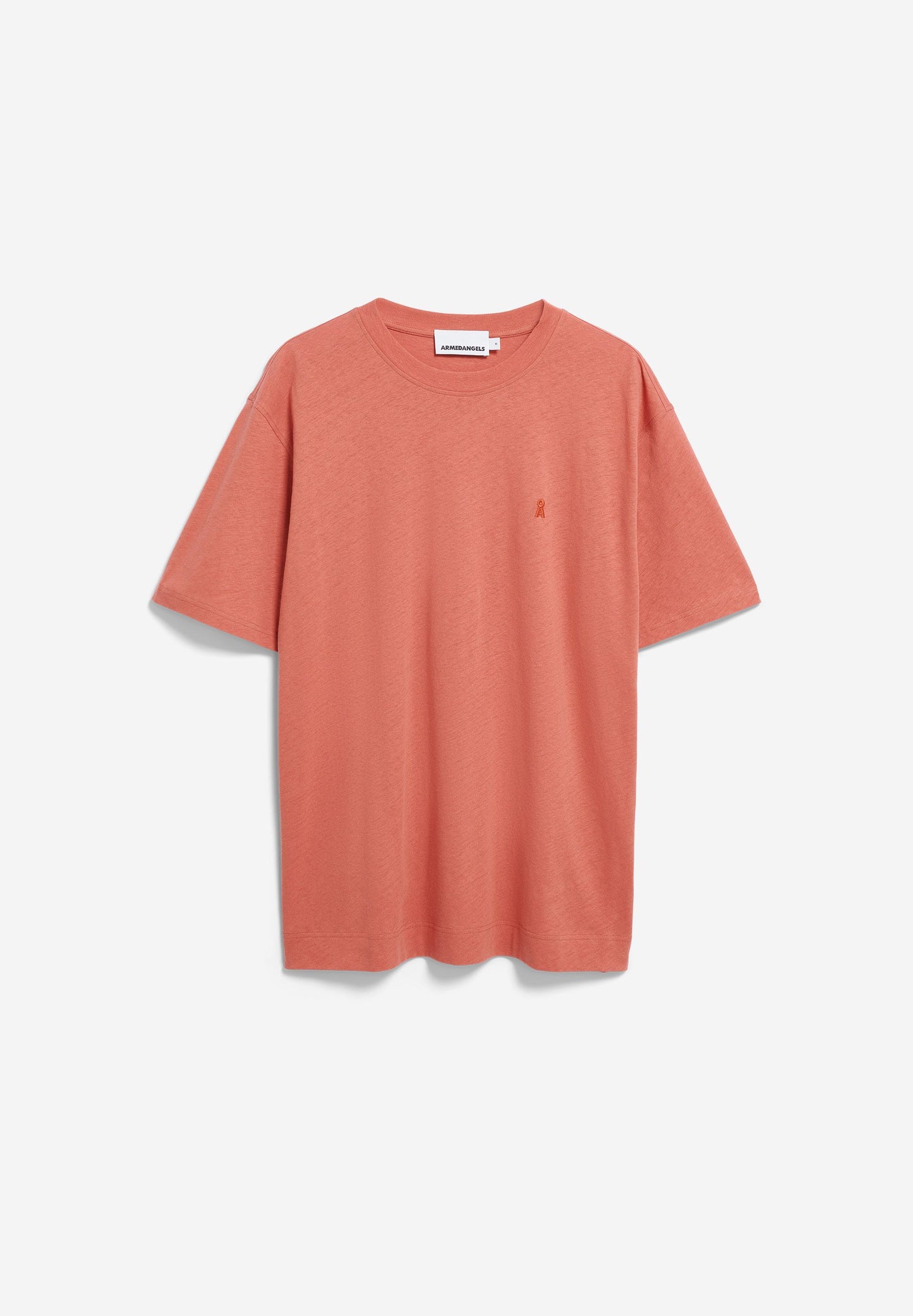 Armedangels - MAARKOS LEINEN-MIX T-SHIRT tabasco red - WERTE FREUNDE
